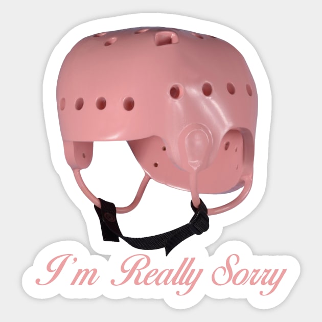 Matt Rife apology Helmet Sticker by Pawsitivity Park